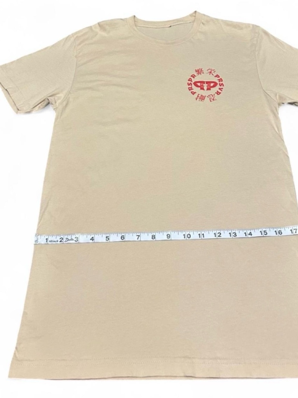 Japanese koi fish tan t-shirt - Picture 2 of 6